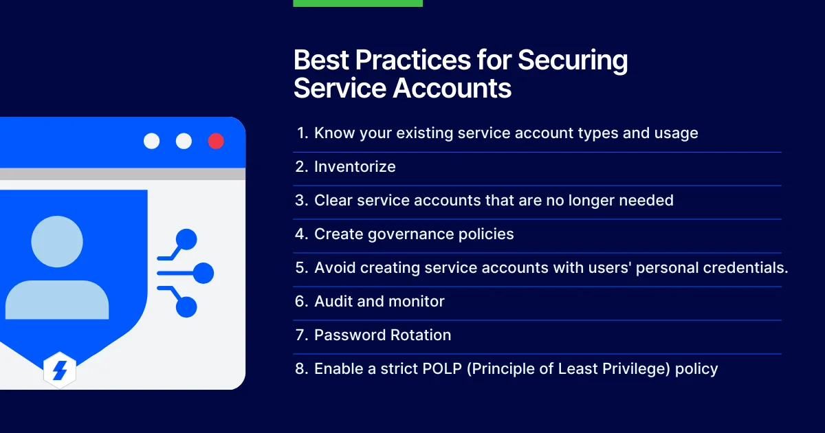 service account management management
