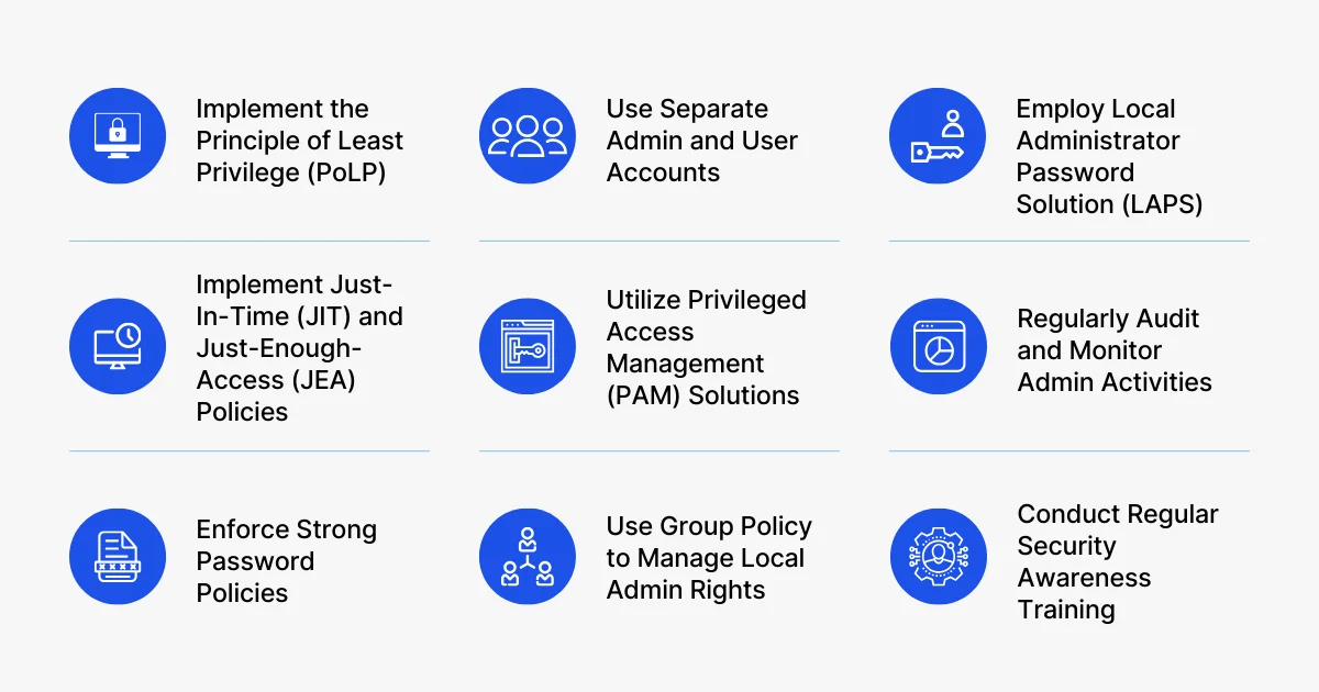 Best Practices to Secure Local Admin Rights